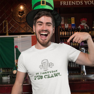Camiseta St. Patrick's Day Pub Crawl Shirts