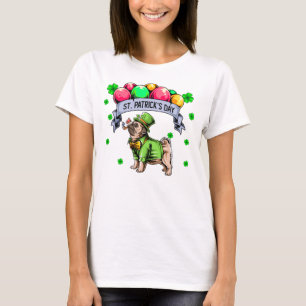 Camiseta St Patricks Day Pug Dog Leprechaun Irlandés