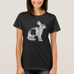 Camiseta St. Patrick's Day Rabbit Bunny Irish Green Shamroc