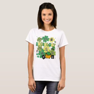 Camiseta St Patrick's Day Radiology Lucky Shamrock Rad Tech