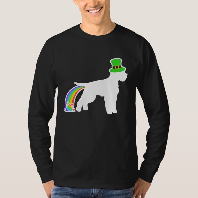 Camiseta St Patrick's Day Rainbow Dog  Lagotto Romagnolo (Anverso)
