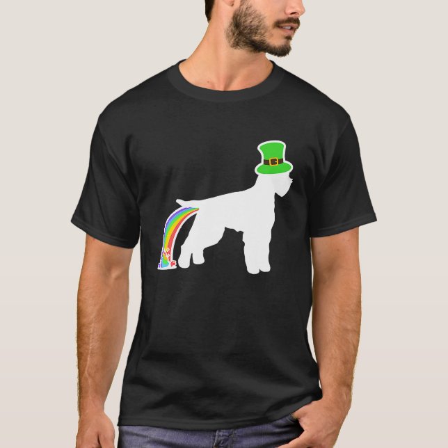 Camiseta St Patrick's Day Rainbow Dog  Lagotto Romagnolo (Anverso)
