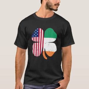 Camiseta St Patricks Day S Gracioso Irlandés Bandera Estado