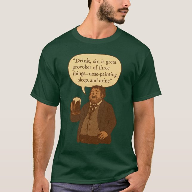 Camiseta St. Patrick's Day Shakespeare Fun (Anverso)