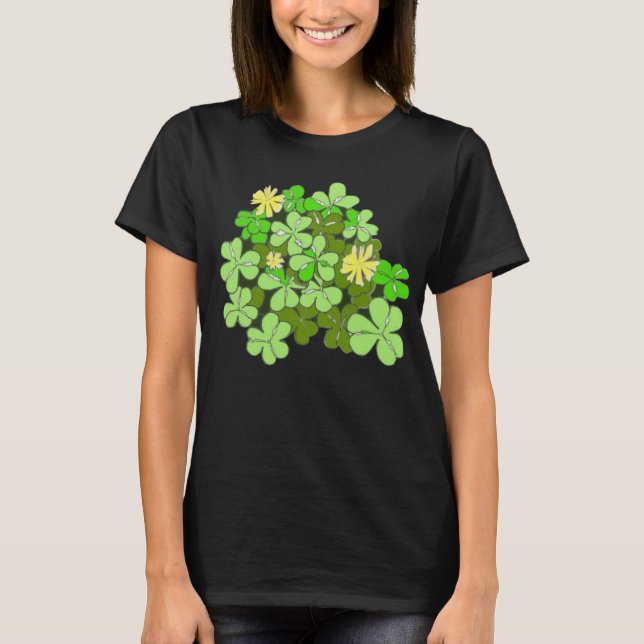 Camiseta St Patricks Day Shamrock (Anverso)