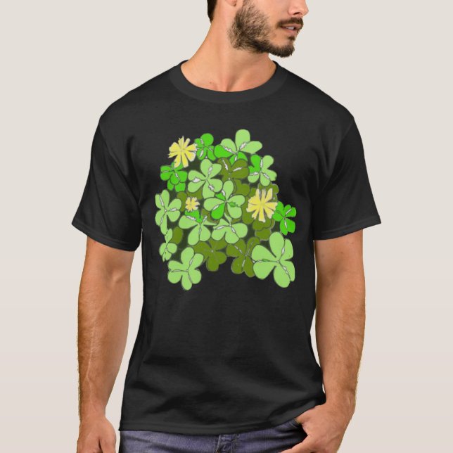 Camiseta St Patricks Day Shamrock (Anverso)
