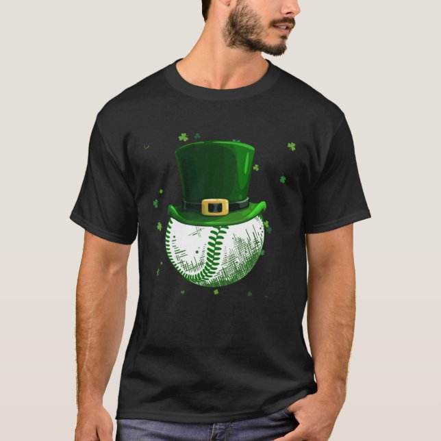 Camiseta St Patricks Day Shamrock Baseball Saint Paddy s Ki (Anverso)