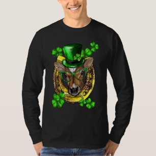 Camiseta St Patricks Day Shamrock Funny Lucky Cow Heifer H