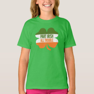 Camiseta St Patricks Day shamrock - Part Irish All Trouks