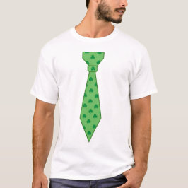 Camiseta St. Patrick's Day Shamrock Tie T-Shirt