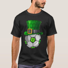 Camiseta St Patrick's Day Soccer Ball Leprechaun Shamrock