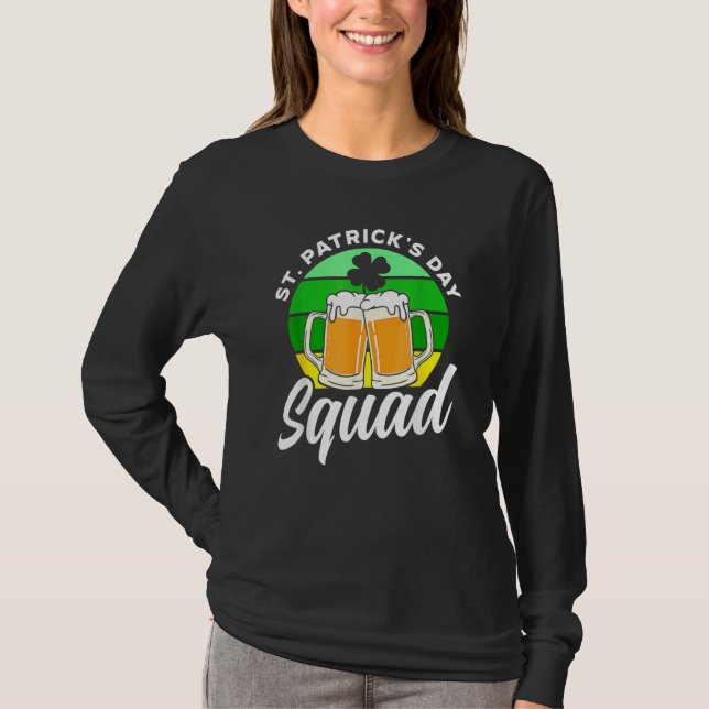 Camiseta St Patrick's Day Squad Team Ireland St Patricks Da (Anverso)