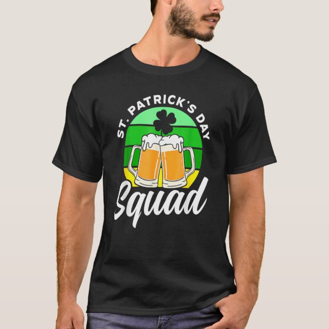 Camiseta St Patrick's Day Squad Team Ireland St Patricks Da (Anverso)