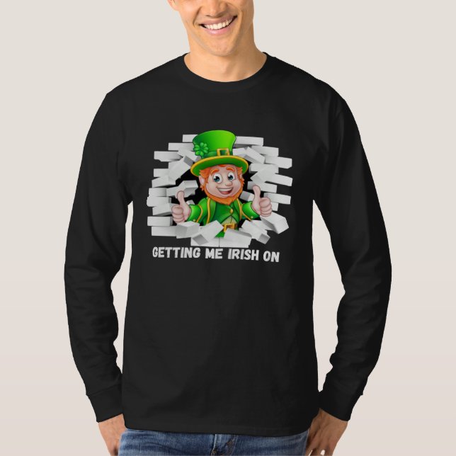 Camiseta St Patricks Day  St Pattys Pixie Gnome Elfin Fay S (Anverso)