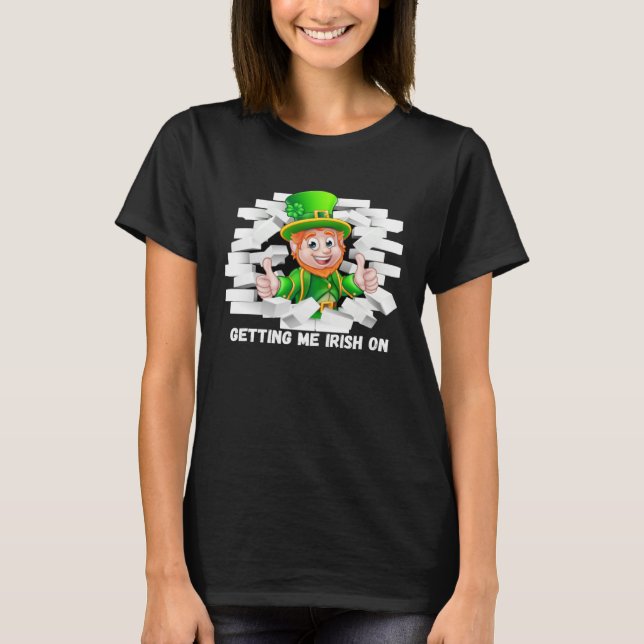 Camiseta St Patricks Day  St Pattys Pixie Gnome Elfin Fay S (Anverso)
