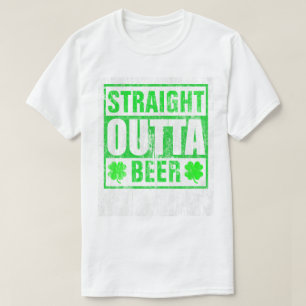 Camiseta St Patricks Day Straight Outta Beer DS
