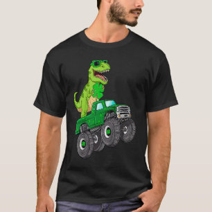Camiseta St Patricks Day T Rex Rister Monster Truck Dino to
