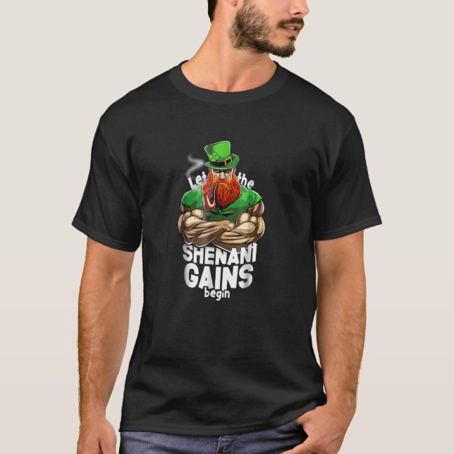 Camiseta St Patricks Day T Shirt Jacking Leprechaun Time to (Anverso)
