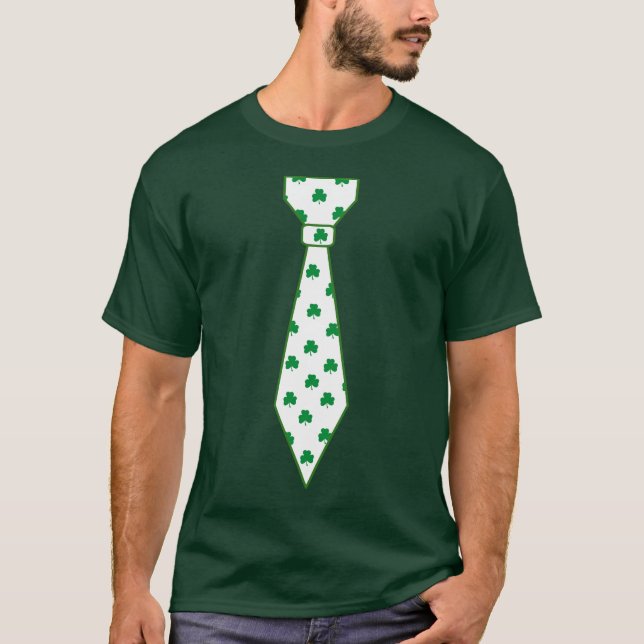 Camiseta St. Patrick's Day Tie T-Shirt (Anverso)