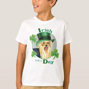 Camiseta St. Patrick's Day Yorkie