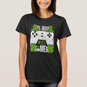 Camiseta St Patricks Diversión Lucky Gamer Shamrock St Patr