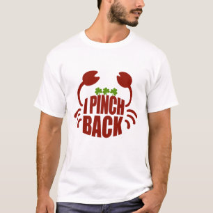Camiseta St Patrick's I Pinch Back Red Crab, ZFJ T-Shirt