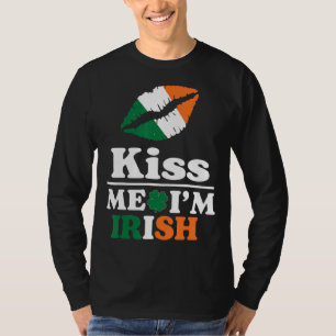 Camiseta St Patrick's Kiss Me soy el irlandés Funny Saint P