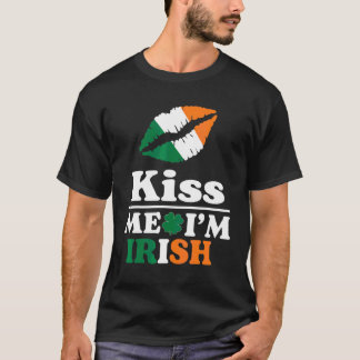 Camiseta St Patrick's Kiss Me soy el irlandés Funny Saint P