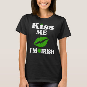 Camiseta St Patrick's Kiss Me soy el irlandés Funny Saint P
