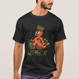 Camiseta St.Patrick'S Patricks Day Irish Leprecat Cat Lepre