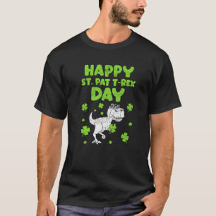Camiseta St Patricks Saint Pat T Rex Dinosaurs Funny St. Pa