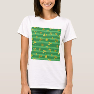 Camiseta st patricks shamrock dorado