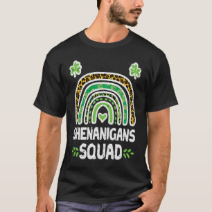 Camiseta St Patricks Shenanigans Squad Leopardo Hombres Arc