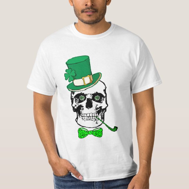 Camiseta St. Patricks Skull T-Shirt (Anverso)