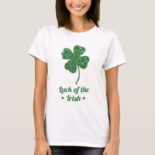 Camiseta st patricks trébol afortunado angustiado