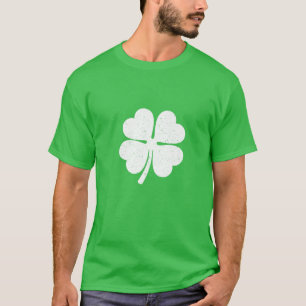 Camiseta St.Patrick's, un amante con cuatro hojas, un Shamr