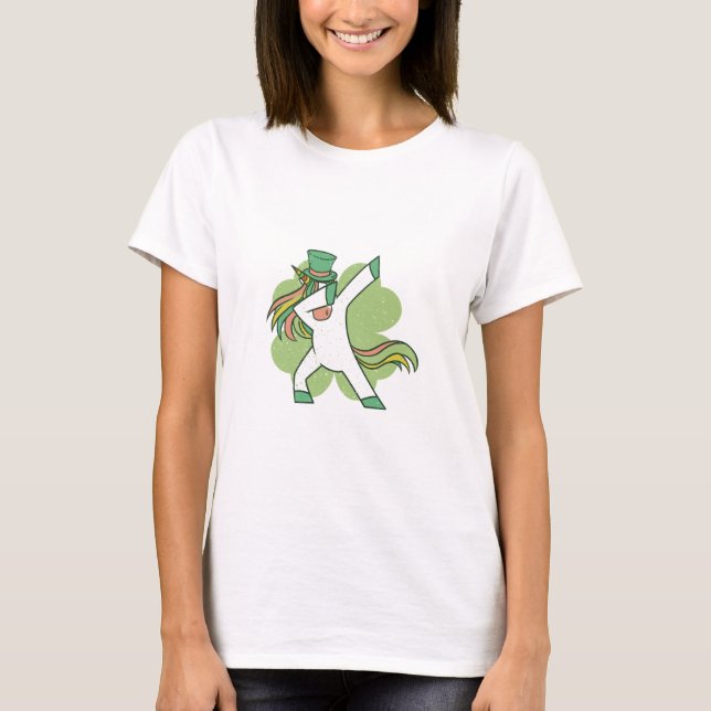 Camiseta St. Patricks Unicorn T-Shirt (Anverso)