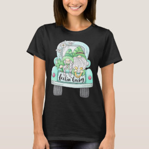 Camiseta St Patricku2019s Day Gnome Couple Costume Feelin L