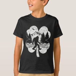 Camiseta St Patrics Day Bigfoot Irish Sasquatch Saint Padd
