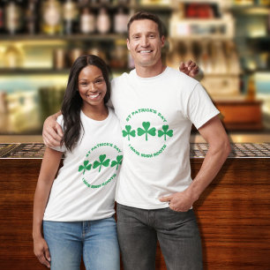 Camiseta St Patrics Day Green Roots Shamrock