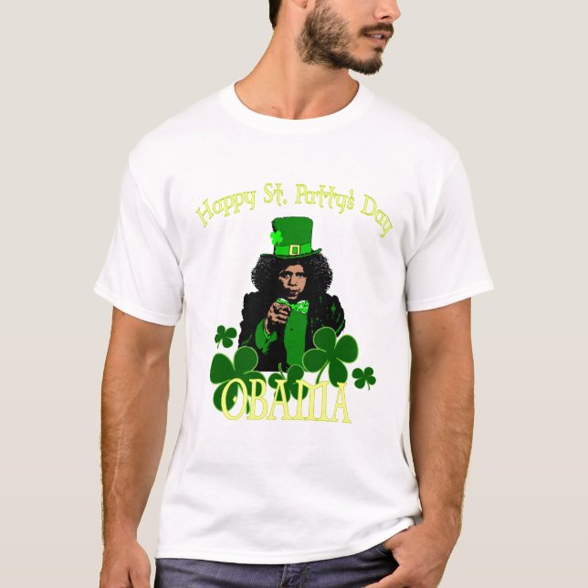 Camiseta St. Patty Obama T-Shirt (Anverso)