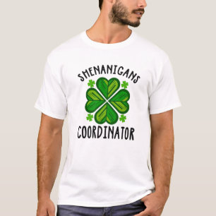 Camiseta St Pattys Teacher St Patricks Day Shenanigans Coor