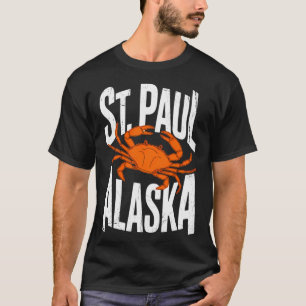 Camiseta St. Paul Alaska Isla Pribilof Mar de Bering Pesque