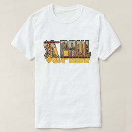 Camiseta St Paul Retro Greeting T-Shirt