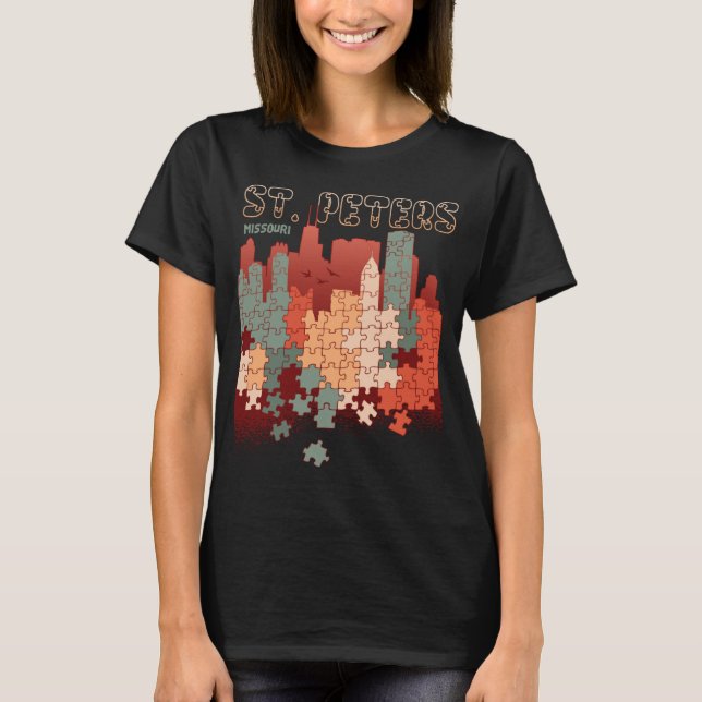 Camiseta St Peters In Missouri Travel Souvenir (Anverso)