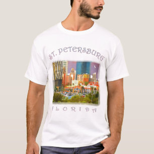 Camiseta St Petersburg en la noche