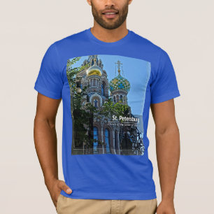 Camiseta St Petersburg, iglesia del salvador en sangre