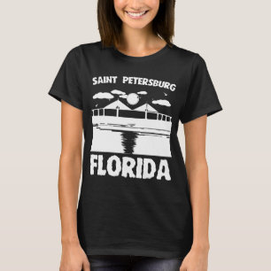 Camiseta St Petersburg, la Florida - diseño del puente de