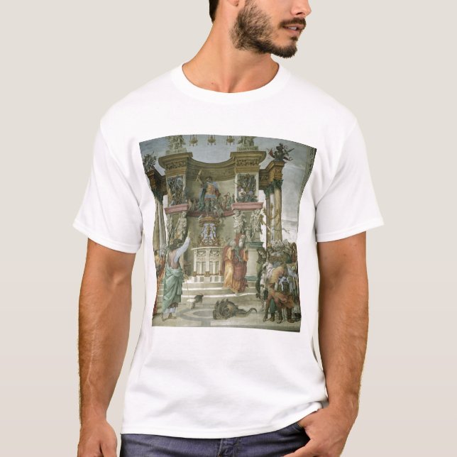 Camiseta St Philip Exorcising un demonio, c.1497-1500 (Anverso)