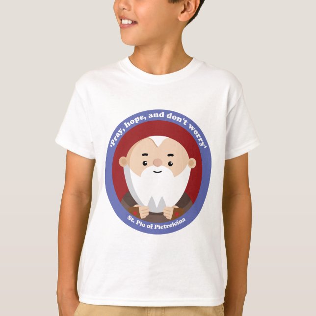 Camiseta St Pio de Pietrelcina (Anverso)